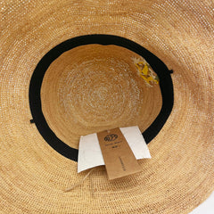 Raffia Daisy Straw, Handwoven Wide Brim Sun, Boho Summer Vacation Womens Hat