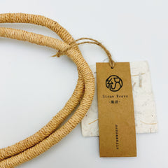 Handwoven Raffia Tote Bag, Natural Straw Beach Summer Vacation Shoulder Bag