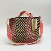 Striped Raffia Crochet Tote Bag, Large Capacity Woven Shoulder Bag for Women, Color Block Straw Beach Bag, Summer Vacation Handbag, Gift for Her