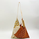 Geometric Color Block Woven Tote Bag, Handmade Boho Structured Shoulder Bag, Ethnic Style Travel Bag for Women, Chic Summer Handbag, Gift for Her