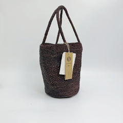 Handwoven Raffia Tote Bag, Natural Straw Beach Summer Vacation Shoulder Bag