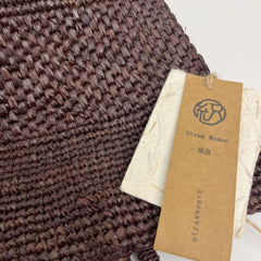 Handwoven Raffia Tote Bag, Natural Straw Beach Summer Vacation Shoulder Bag