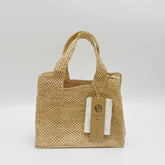 Handwoven Raffia Tote Bag, Woven Handbag, Minimalist Summer Beach Bag, Casual Vacation Travel Bag for Women, Gift for Her