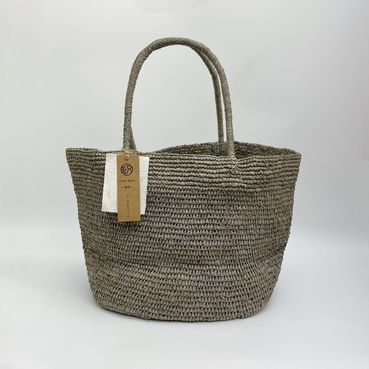 Oversized Colorful Raffia Tote Bag, Handwoven Straw Handbag, Large Capacity Beach Vacation Travel Bag, French Style Commuter Purse