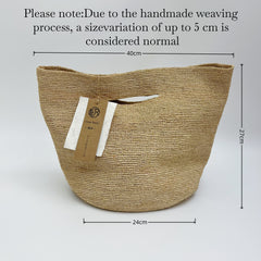 Minimalist Raffia Tote Bag, Large Handwoven Straw Shoulder Handbag, Summer Beach Vacation Underarm Bag, Elegant Woven Purse for Women