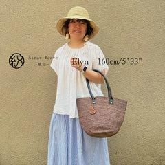 Minimalist Raffia Tote Bag, Handwoven Straw Handbag, Summer Beach Shoulder Bag, French Style Vacation Purse for Women, Woven Everyday Bag