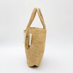 Chic Large Raffia Tote Bag, Handmade Hollow Woven Straw Handbag for Women, Elegant Beach Bag, Summer Vacation Shoulder Bag, Spacious Straw Tote, Gift for Her