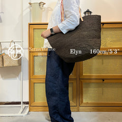 Oversized Genuine Leather Handle Raffia Tote Bag, Shoulder Bag, Handwoven Straw Handbag, Large Fall Winter Purse for Women, Gift for Her