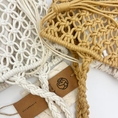 Crochet Net Bag with Tassel, Woven Beach Shoulder Bag, Hollow Mesh Tote, Summer Vacation Bag for Women, Gift for Her