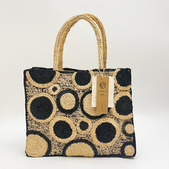 Premium Raffia Woven Handbag, Classic Straw Shoulder Bag for Women, Handmade Tote, Versatile Summer Bag, Gift for Her