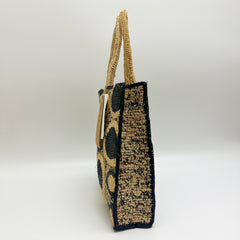 Premium Raffia Woven Handbag, Classic Straw Shoulder Bag for Women, Handmade Tote, Versatile Summer Bag, Gift for Her