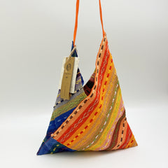 Geometric Color Block Woven Tote Bag, Handmade Boho Structured Shoulder Bag, Ethnic Style Travel Bag for Women, Chic Summer Handbag, Gift for Her