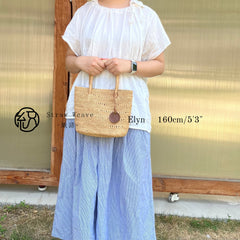 Luxury Raffia Hollow Tote Bag, Handwoven Straw Mini Handbag, Woven Beach Vacation Purse, Summer Crochet Shoulder Bag for Women, Gift for Her