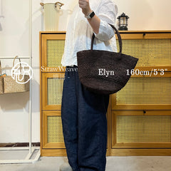 Handwoven Raffia Tote Bag, Natural Straw Beach Summer Vacation Shoulder Bag