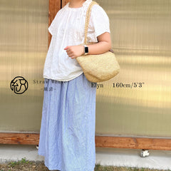 Minimalist Raffia Bucket Bag, Handwoven Straw Shoulder Bag, Natural Woven Beach Vacation Handbag, Summer Resort Purse for Women,Gift for Her