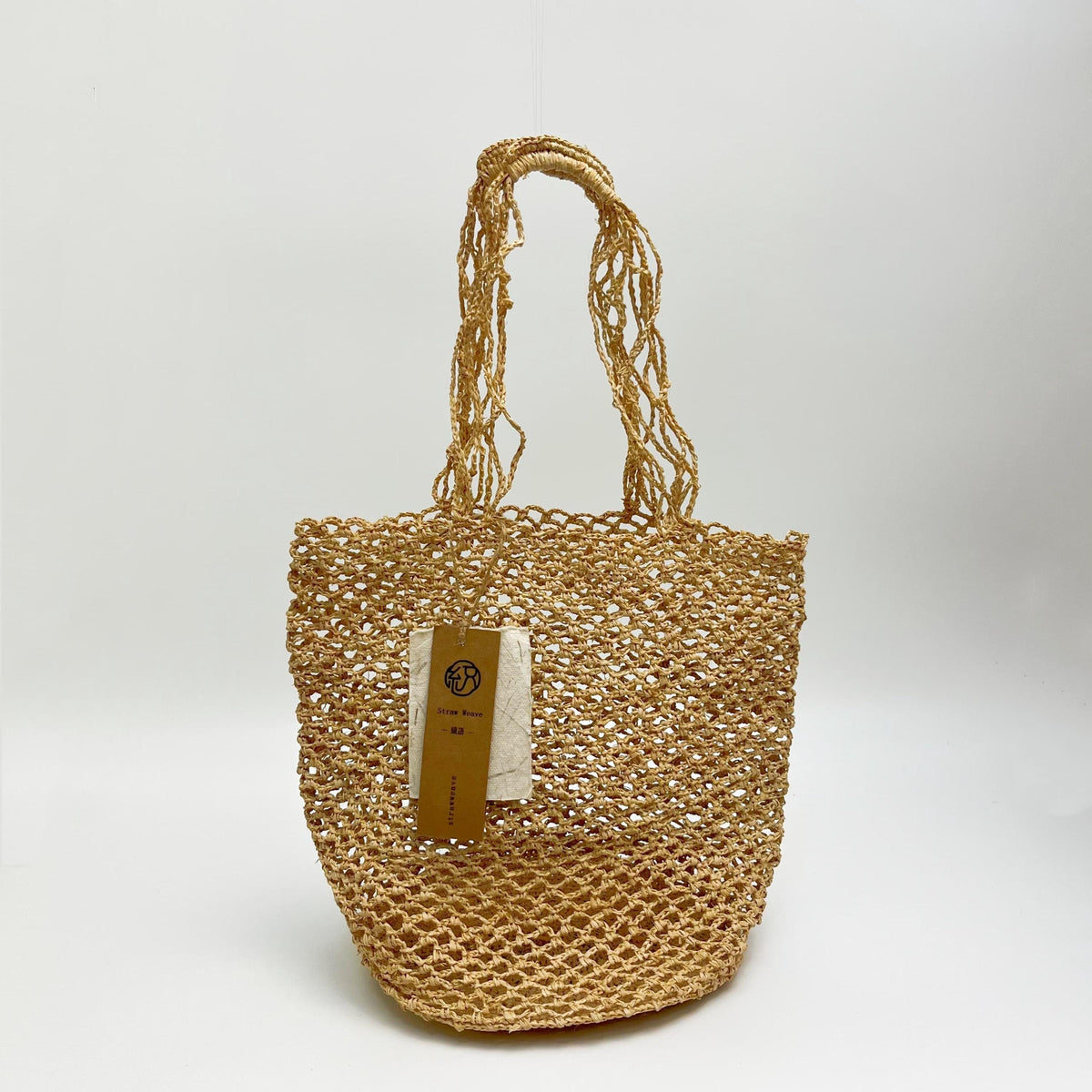 Raffia Hollow Woven Shoulder Bag, Handwoven Straw Tote Handbag, Summer Beach Vacation Purse for Women, Gift for Her