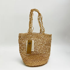 Raffia Hollow Woven Shoulder Bag, Handwoven Straw Tote Handbag, Summer Beach Vacation Purse for Women, Gift for Her