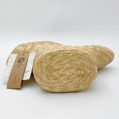 Small Handwoven Wheat Straw Handbag, Wooden Handle, Boho Summer Beach Tote Bag