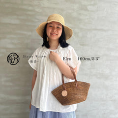 Raffia Small Tote Bag, Handwoven Straw Handbag, Mini Beach Summer Purse, Woven Vacation Shoulder Bag for Women, Gift for Her