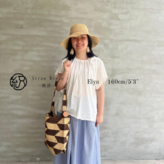 Raffia Stripe Wave Tote Bag, Handwoven Crochet Straw Shoulder Bag, Color Block Beach Vacation Handbag, Boho Summer Bag, Gift for Her