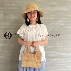 Handwoven Raffia Tote Bag, Woven Handbag,  Minimalist Summer Beach Bag, Casual Vacation Travel Bag for Women, Gift for Her