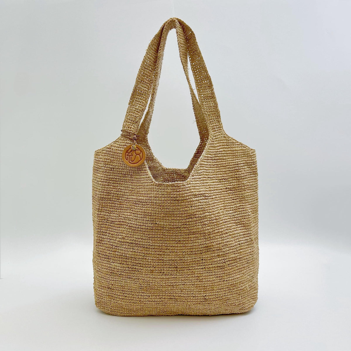 Large Raffia Crochet Tote Bag, Handwoven Straw Shoulder Handbag, Summer Beach Vacation Bag, Woven Resort Tote for Women, Gift for Her