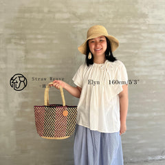 Raffia Stripe Tote Bag, Handwoven Crochet Shoulder Bag, Large Color Block Underarm Bag, Summer Beach Vacation Handbag for Women,Gift for Her
