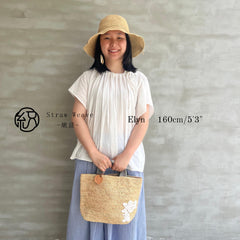 Raffia Lace Tote Bucket Bag, Handwoven Straw Handbag, Woven Beach Shoulder Purse Summer Vacation Bag for Women, Gift for Her