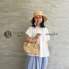 Raffia Bow Handbag, Handwoven Straw Small Tote Bag, Mini Beach Summer Bag, Boho Vacation Shoulder Purse for Women, Gift for Her