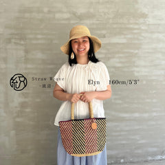 Raffia Stripe Tote Bag, Handwoven Crochet Shoulder Bag, Large Color Block Underarm Bag, Summer Beach Vacation Handbag for Women,Gift for Her
